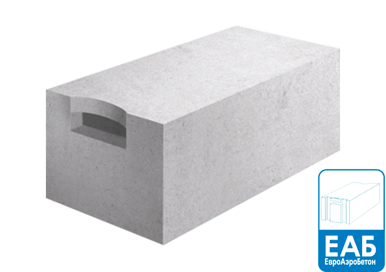 Газобетон ЕАБ D500 625х100х250 мм