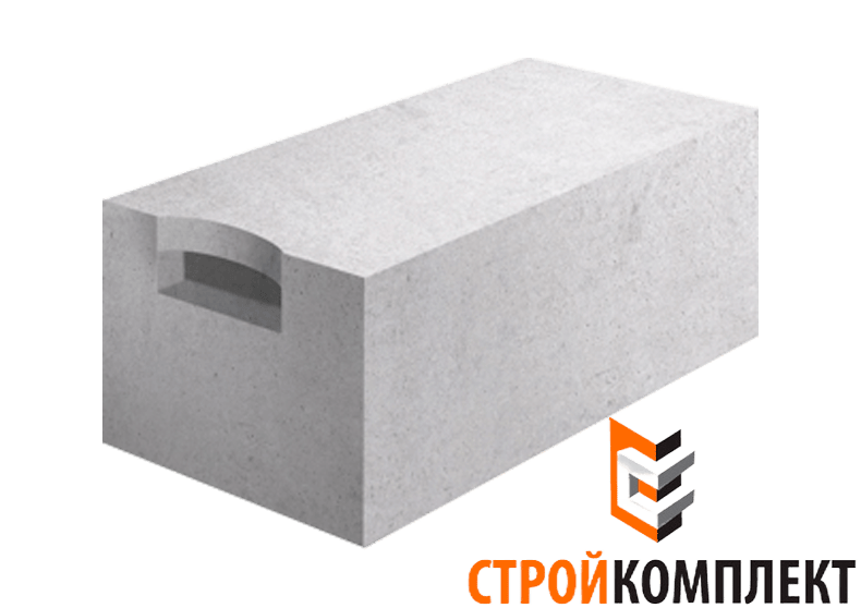 Газобетон СК D600 карманы 600х375х250 мм